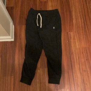 Charcoal Grey Polo Heavy Joggers Size Medium